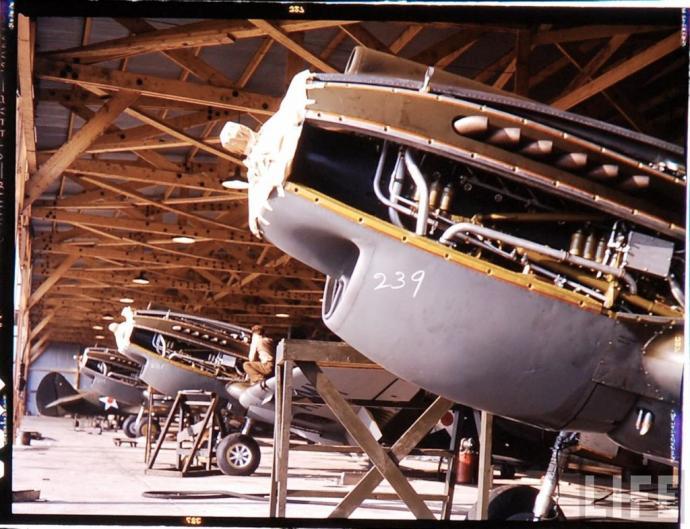 Curtiss-Wright P-40B/C Warhawk/Tomahawk/Kittyhawk Production in Buffalo, Buffalo Airport, winter 1941