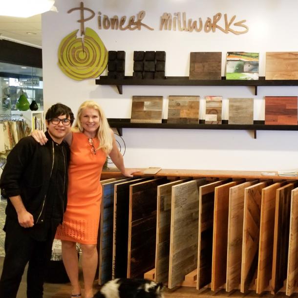 Pioneer Millworks Reclaimed and Sustainable Wood Products are now available to view at Hospitality! in Los Angeles, California.