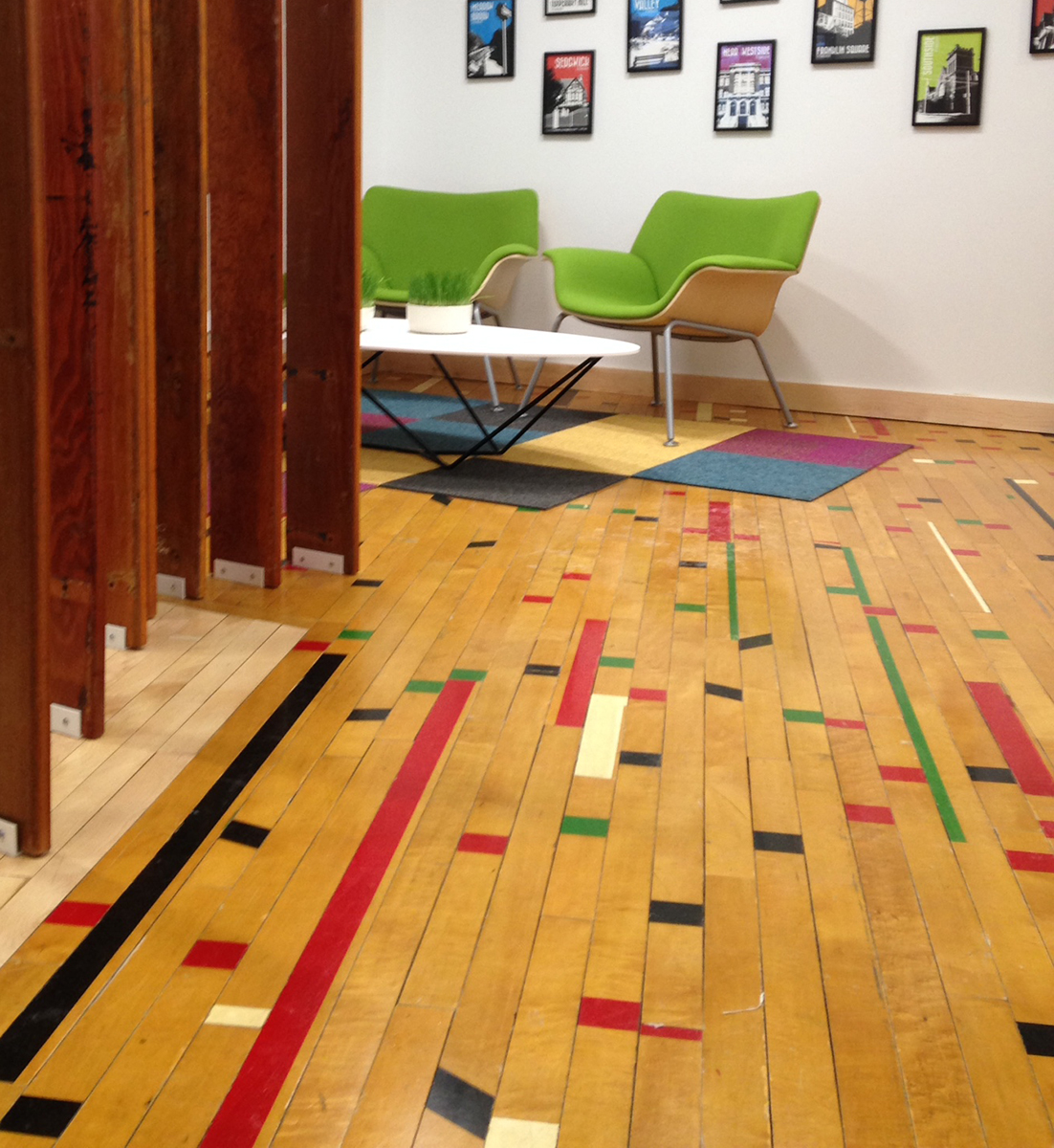 Reclaimed Gym Flooring Pioneermillworks