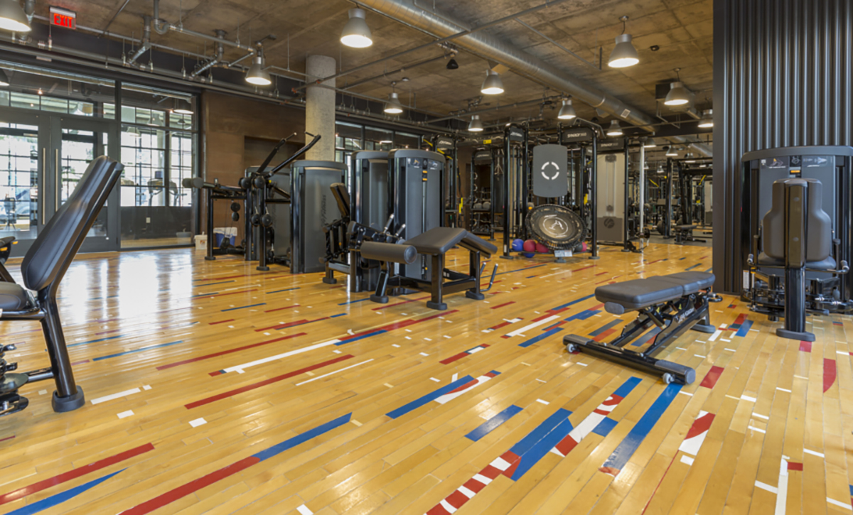 Reclaimed Gym Flooring Pioneermillworks
