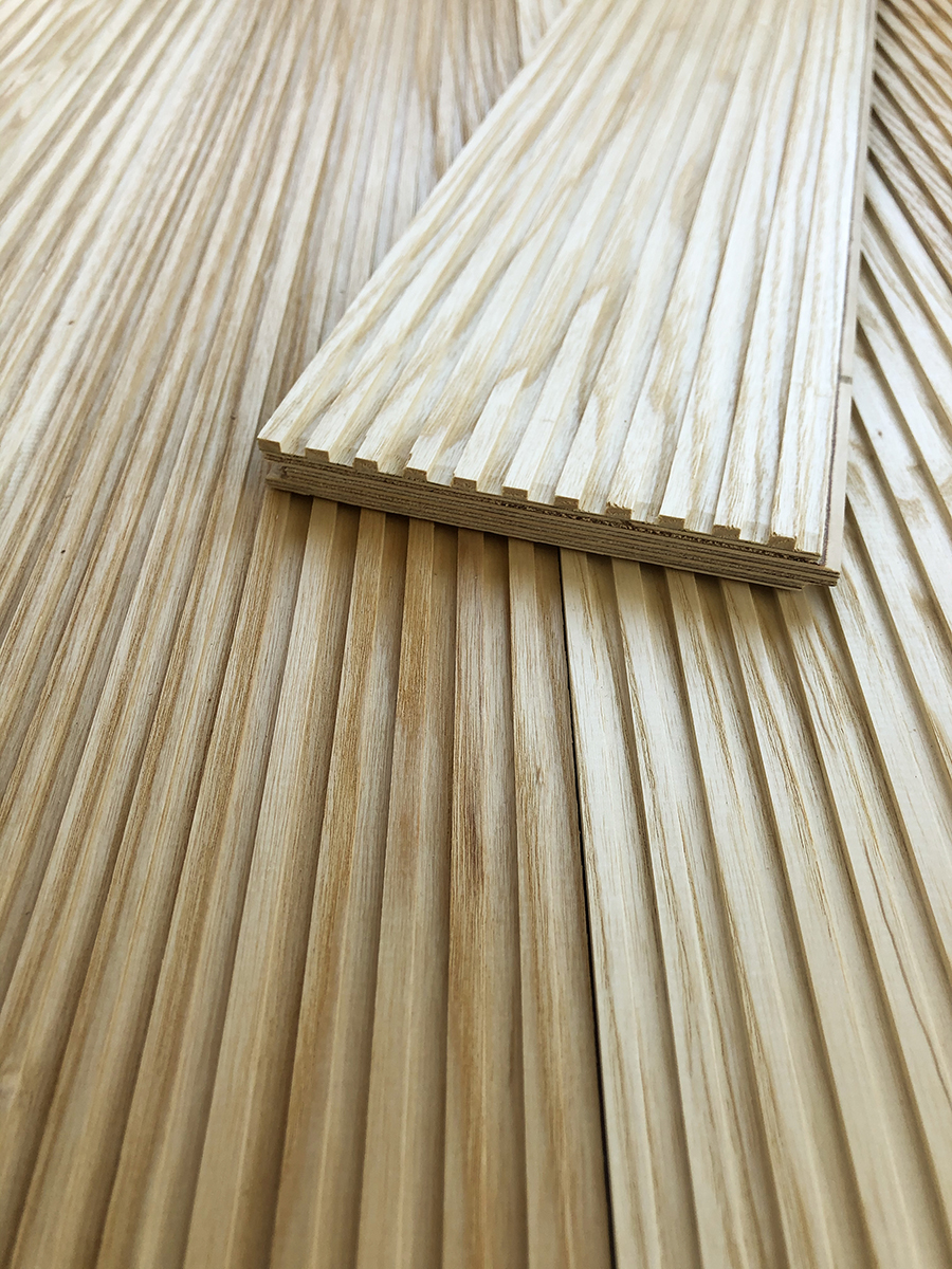 Reclaimed & Sustainable Wood Grooved Paneling Raked® Pioneer Millworks