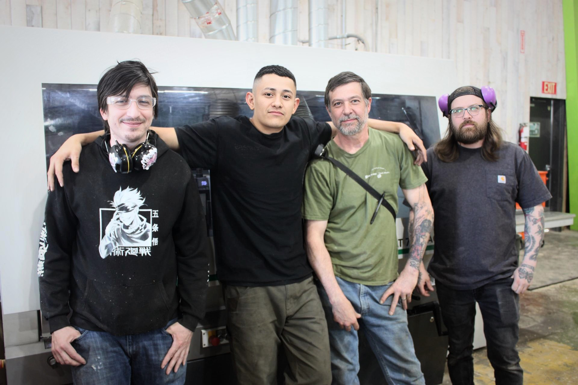 Pioneer Millworks Moulder Team in Oregon
