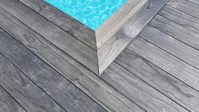 Pioneer Millworks Accoya® Color — Grey Decking 