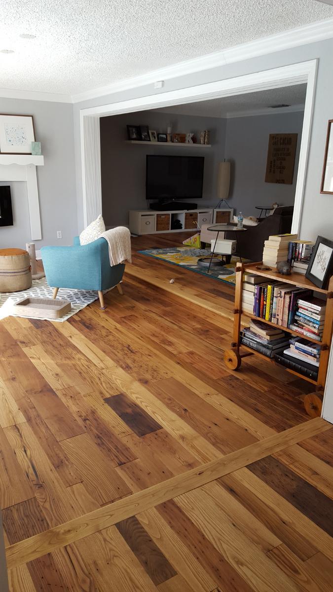 Chestnut flooring