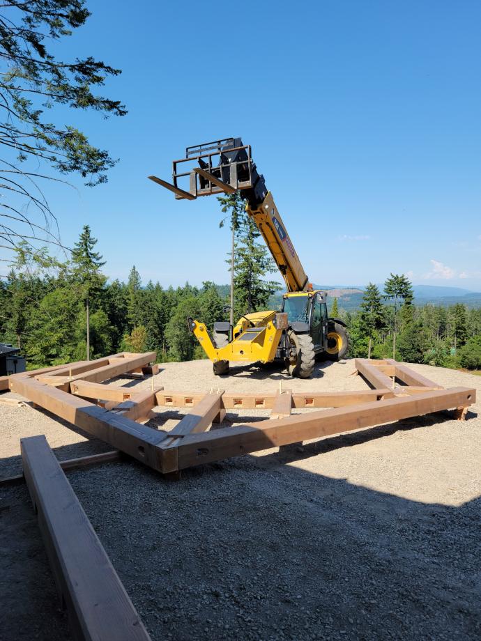 Modern Douglas fir Timber Frame 