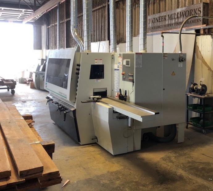 The new Weinig moulder found home in our McMinnville, OR mill.