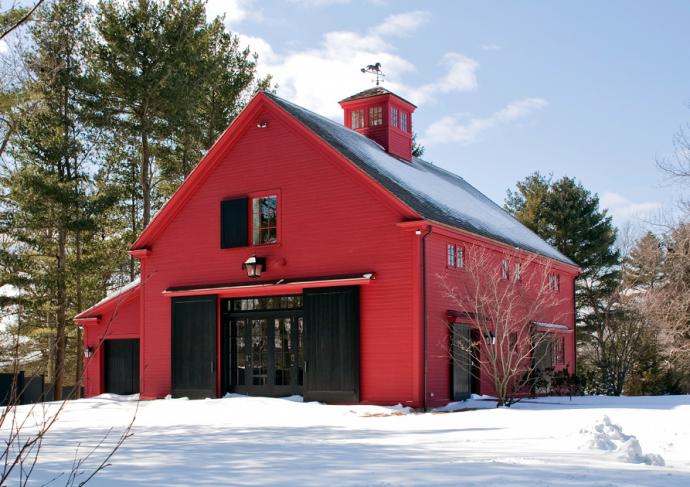 New Energy Works built barn.