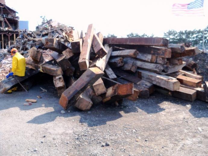 Reclaiming timbers from agricultural and industrial buildings can be chaotic, but rewarding. Thanks to folks like you, we can take these antique beams and craft them into new products where they can serve another purpose and be appreciated for their history and character for more years to come.