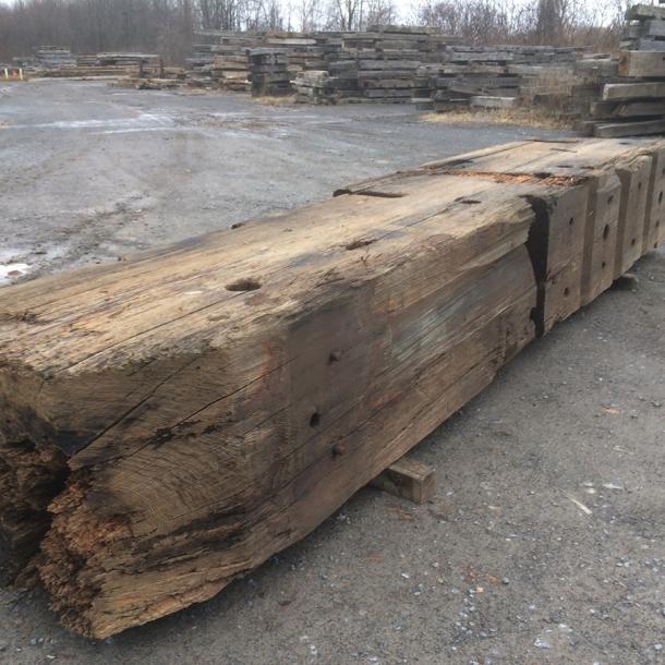 Pioneer Millworks reclaimed Welland Canal Timbers, Ontario, Canada--Timber #1--Batch #2818