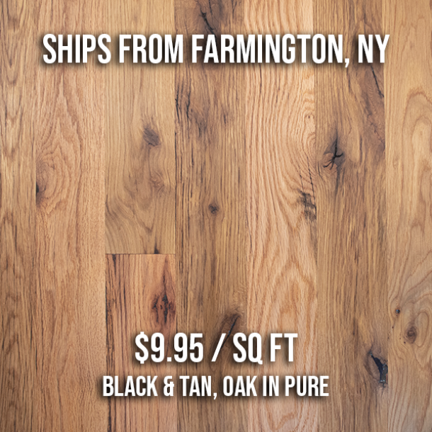 Black & Tan, Oak in Pure Finish