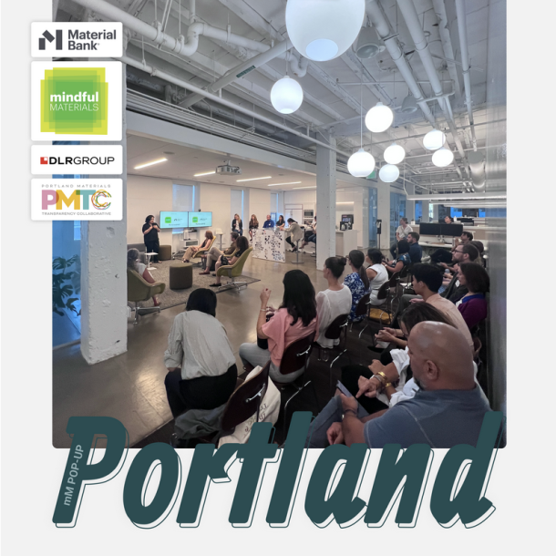Portland Pop-up with Mindful Materials -- May 5th