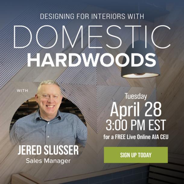 AIA CEU: Designing for Interiors with Domestic Hardwoods
