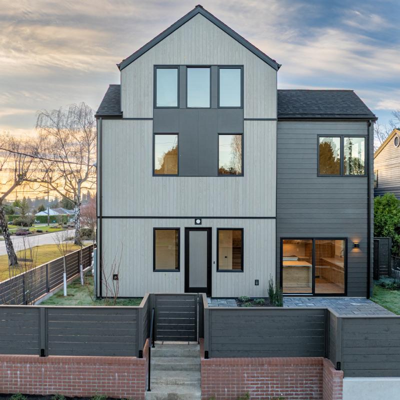 Pioneer Millworks ABODO Vulcan Morel wood siding. Photo: Francis Dreis Photography