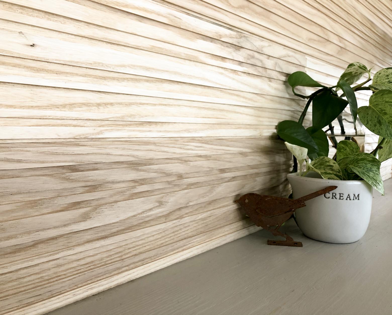 Reclaimed & Sustainable Wood Grooved Paneling | Raked® Random
