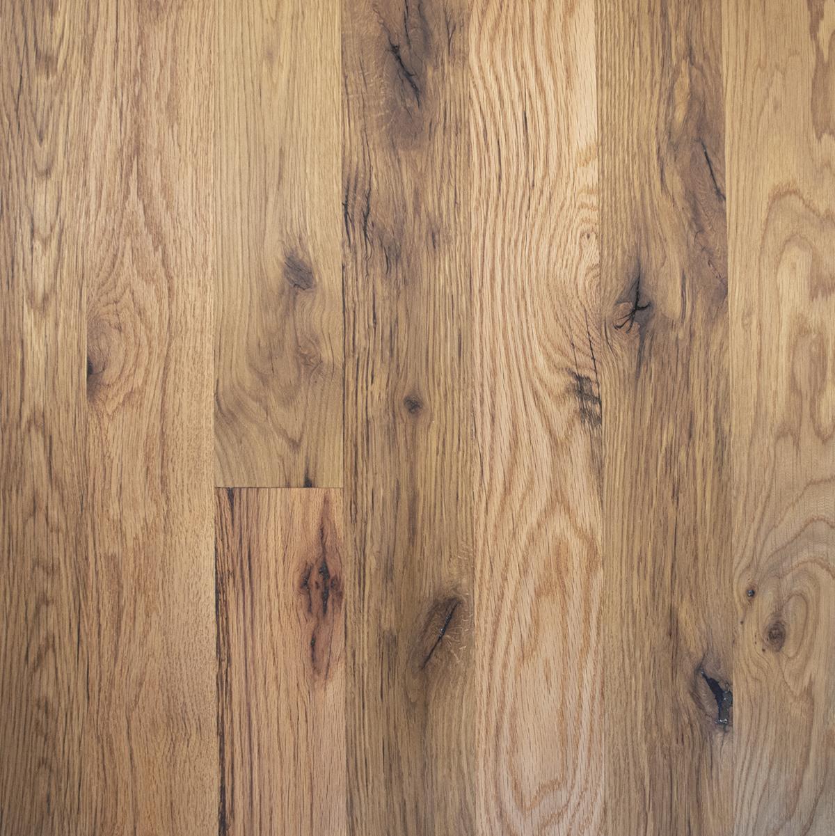 Reclaimed Oak Flooring & Paneling, BLACK & TAN—TAN OAK