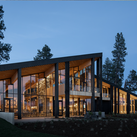 Pioneer Millworks Shou Sugi Ban on Black Butte Ranch in Oregon