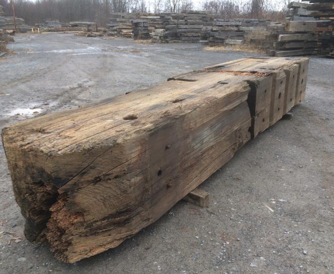 Pioneer Millworks reclaimed Welland Canal Timbers, Ontario, Canada--Timber #1--Batch #2818