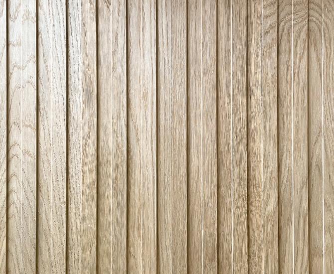 Pioneer Millworks Modern Farmhouse Clean White Oak with 1" Raked® Wide texture