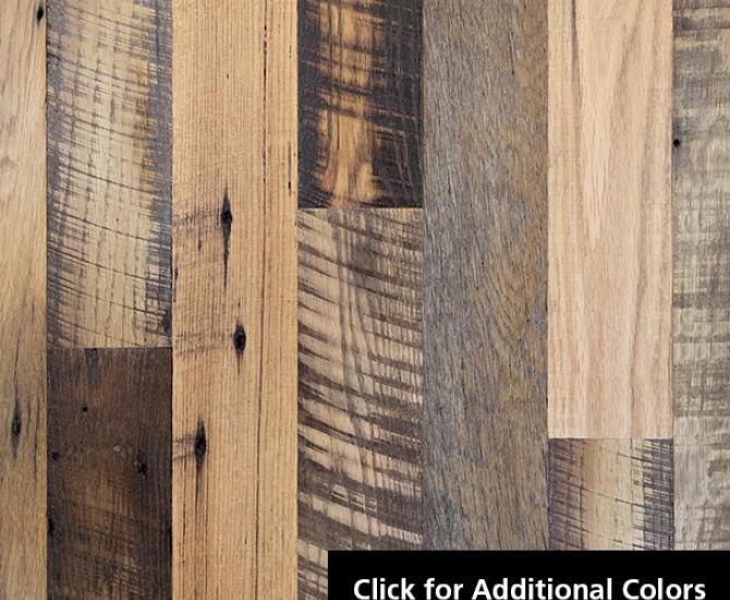 Pioneer Millworks reclaimed wood--Mixed Oak--Setters' Plank