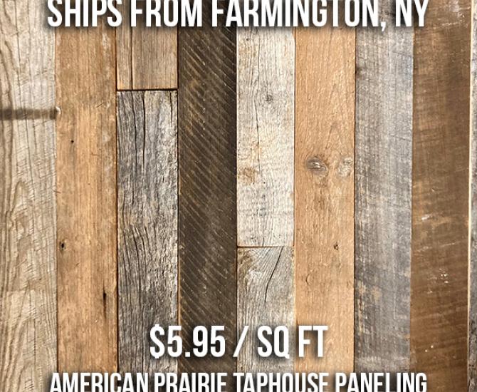 American Prairie Taphouse Paneling