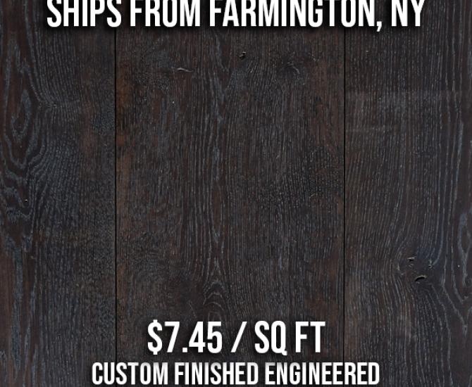 Custom Finished Engineered Casual White Oak Flooring