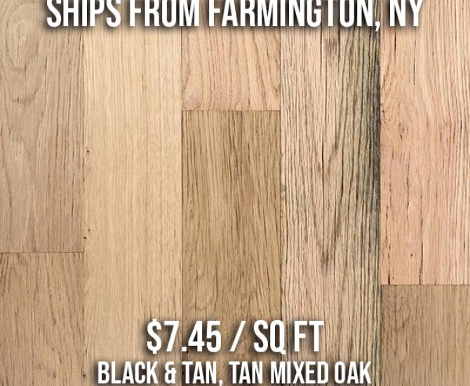 Black & Tan, Tan Mixed Oak
