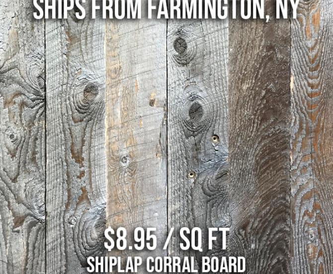 Shiplap Corral Board