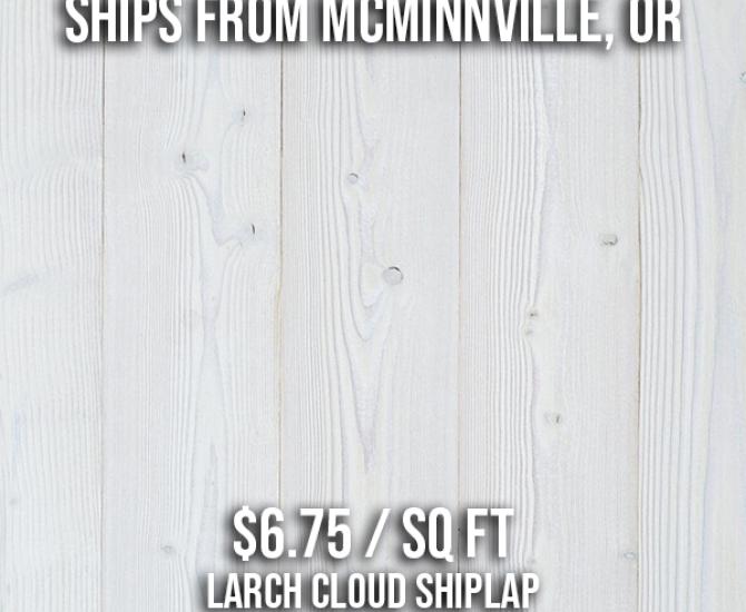 Larch Cloud Shiplap