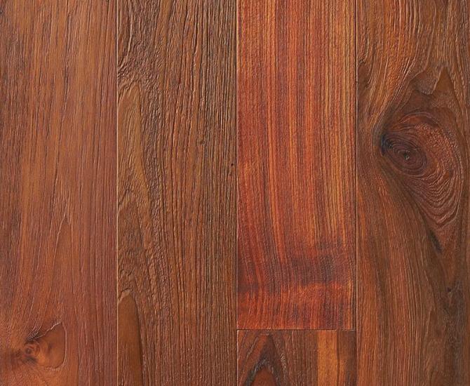 Engineered Wire Brushed Teak Pure