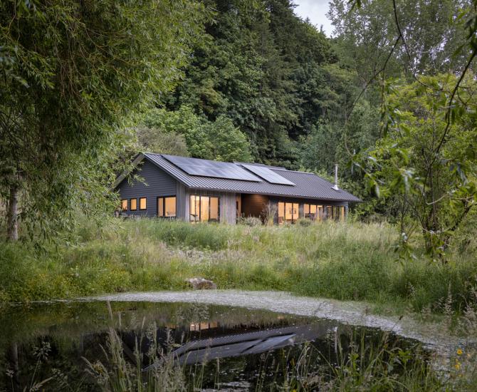 Pioneer Millworks Shou Sugi Ban in Larch Smoke. Photos by Josh Partee