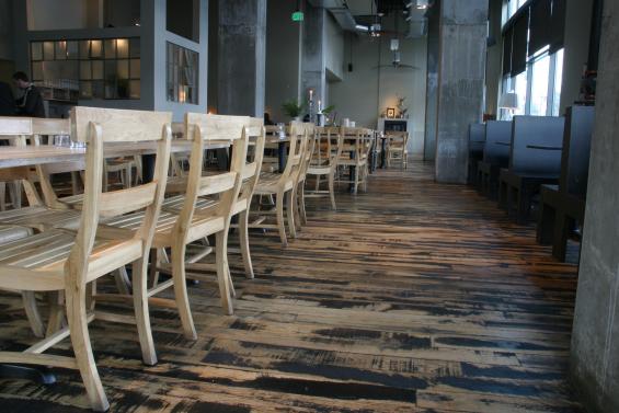 Pioneer Millworks reclaimed wood--Mixed Oak 50/50--Black & Tan--Flooring