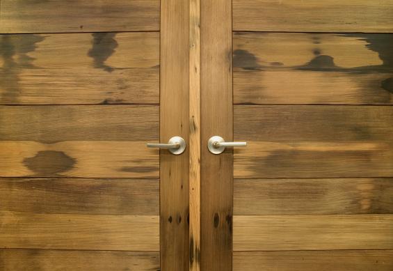 Pioneer Millworks reclaimed wood--Mixed Softwoods Pickle Vat Stock--Center Cut--Reclaimed wood doors