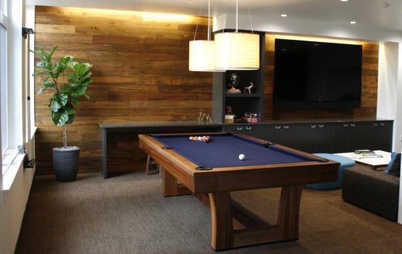 Reclaimed Teak wall paneling in Portland, OR