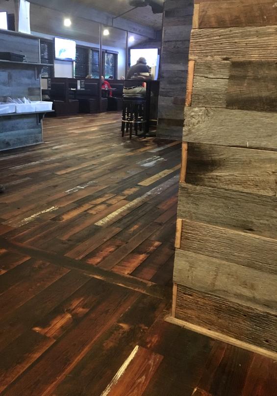 Grandma's Attic custom sorted for paneling at Jeremiah's in Henrietta, NY.
