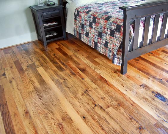 Pioneer Millworks Reclaimed Black & Tan--Tan Flooring