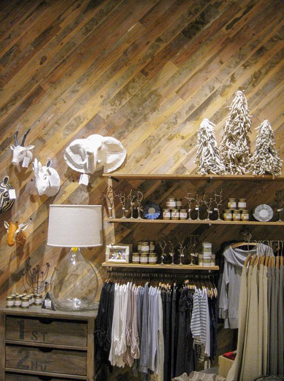 Anthropologie Pioneer Millworks Reclaimed Wood Diagonal Wall 