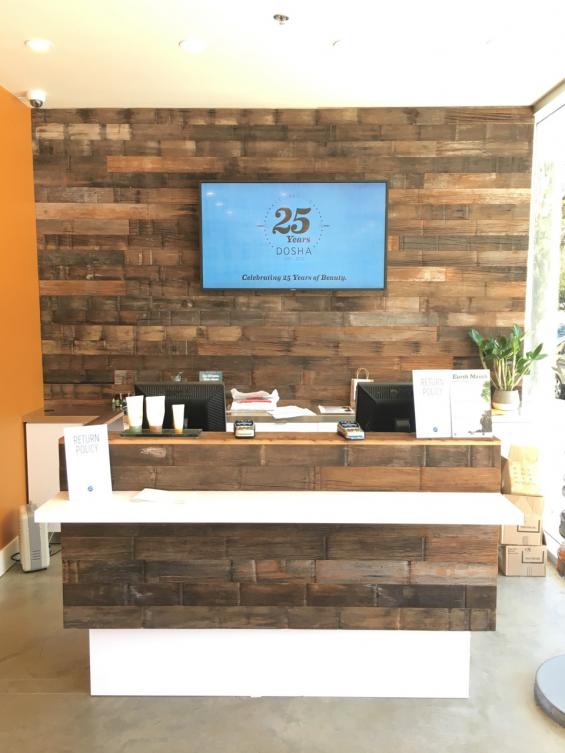 Pioneer Millworks Reclaimed Cherry Vat Reception Desk