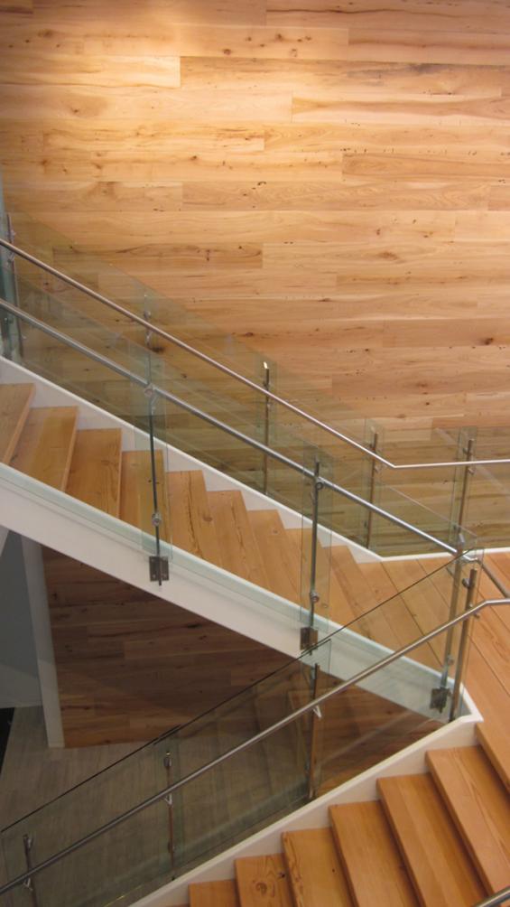 Reclaimed Wood Stairs in Douglas Fir