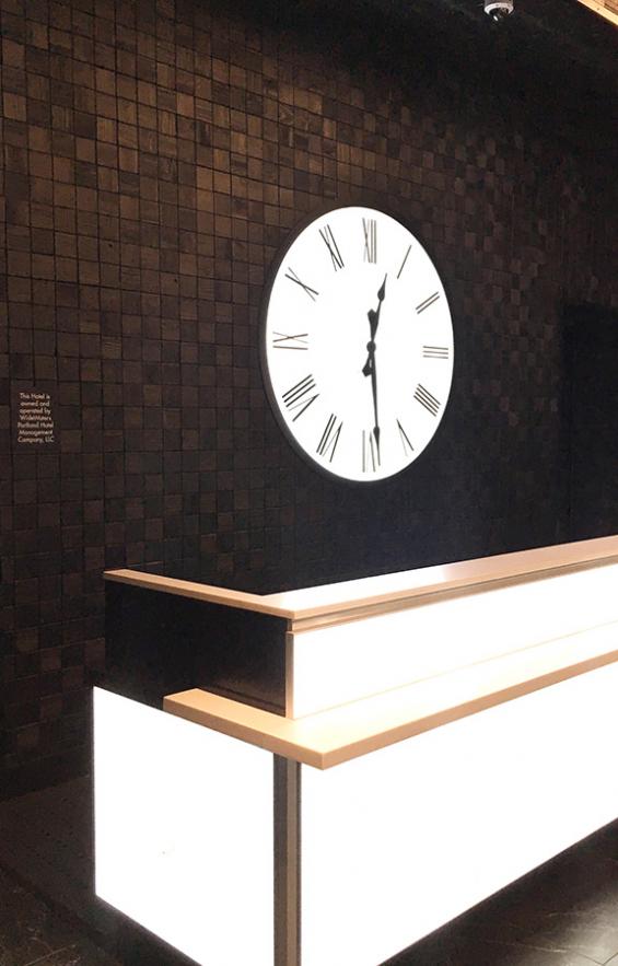 Pioneer Millworks Reclaimed Wood Black Tile Wall