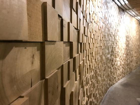 Pioneer Millworks Endblock Wall at Village Gate in Rochester, NY