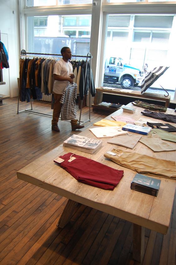 Pioneer Millworks Reclaimed Wood for Retail Table