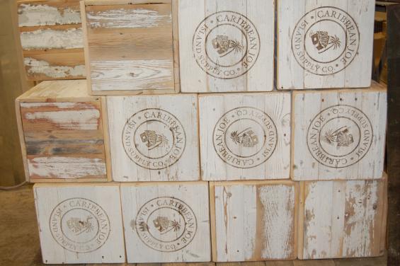 Pioneer Millworks Reclaimed Wood for Retail Fixture Boxes