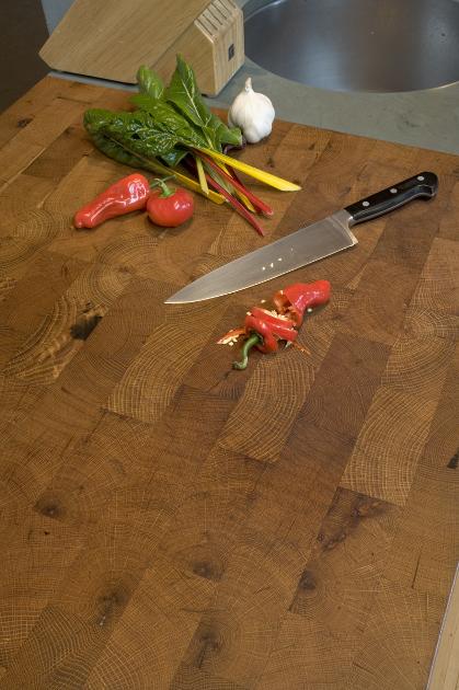 Pioneer Millworks Reclaimed Oak Endblock Butcher Block