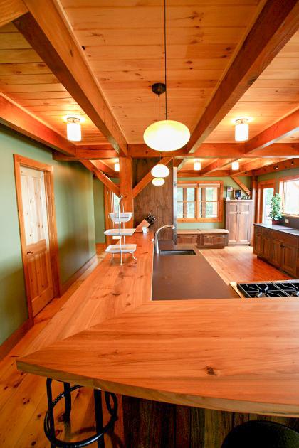 Pioneer Millworks Reclaimed Wood Countertop