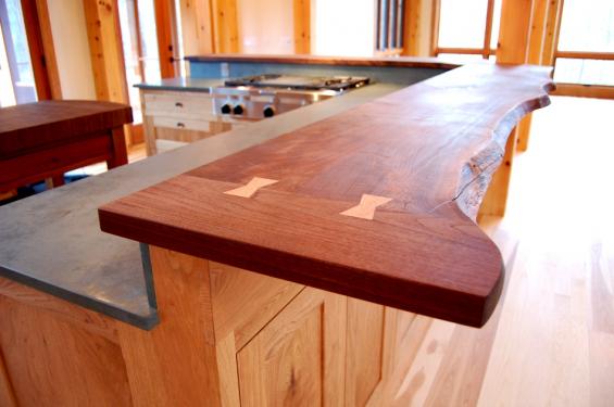 Pioneer Millworks Reclaimed Live Edge Counter Top