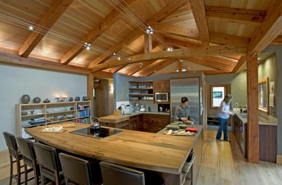 Pioneer Millworks Reclaimed American Gothic Oak Counter