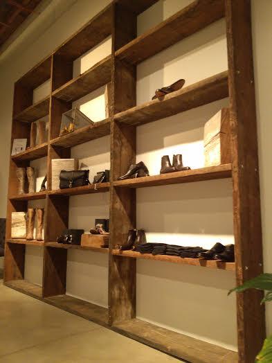 Reclaimed Wood for Product Display Shelving