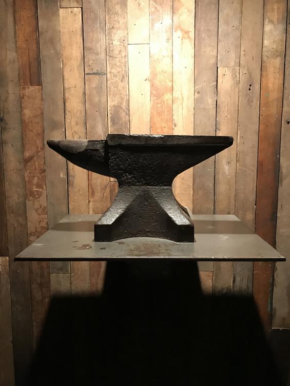 Foundry Maple reclaimed wood wall paneling use at the Saxton + Parole restaurant in New York City. 