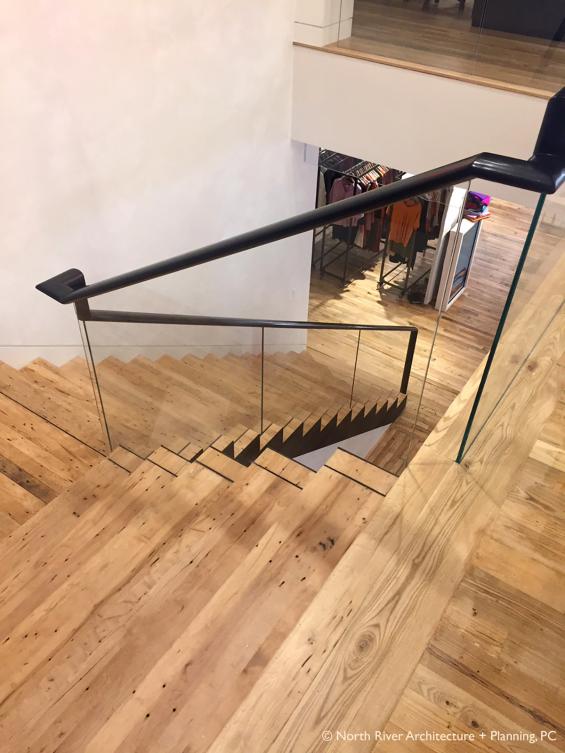 Pioneer Millworks Reclaimed Foundry Maple Stairs