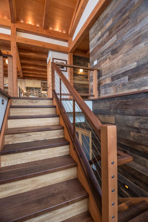 Reclaimed Walnut Treads
